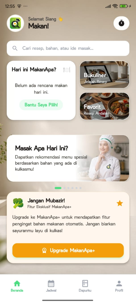 Screenshot Aplikasi MakanApa